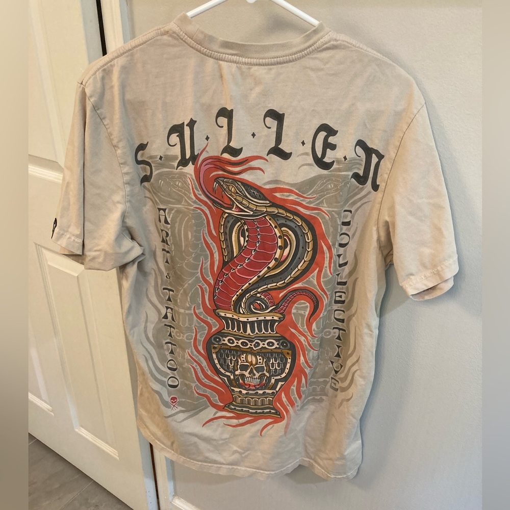 Sullen Art Collective Tattoo Premium T-Shirt Mens Large
